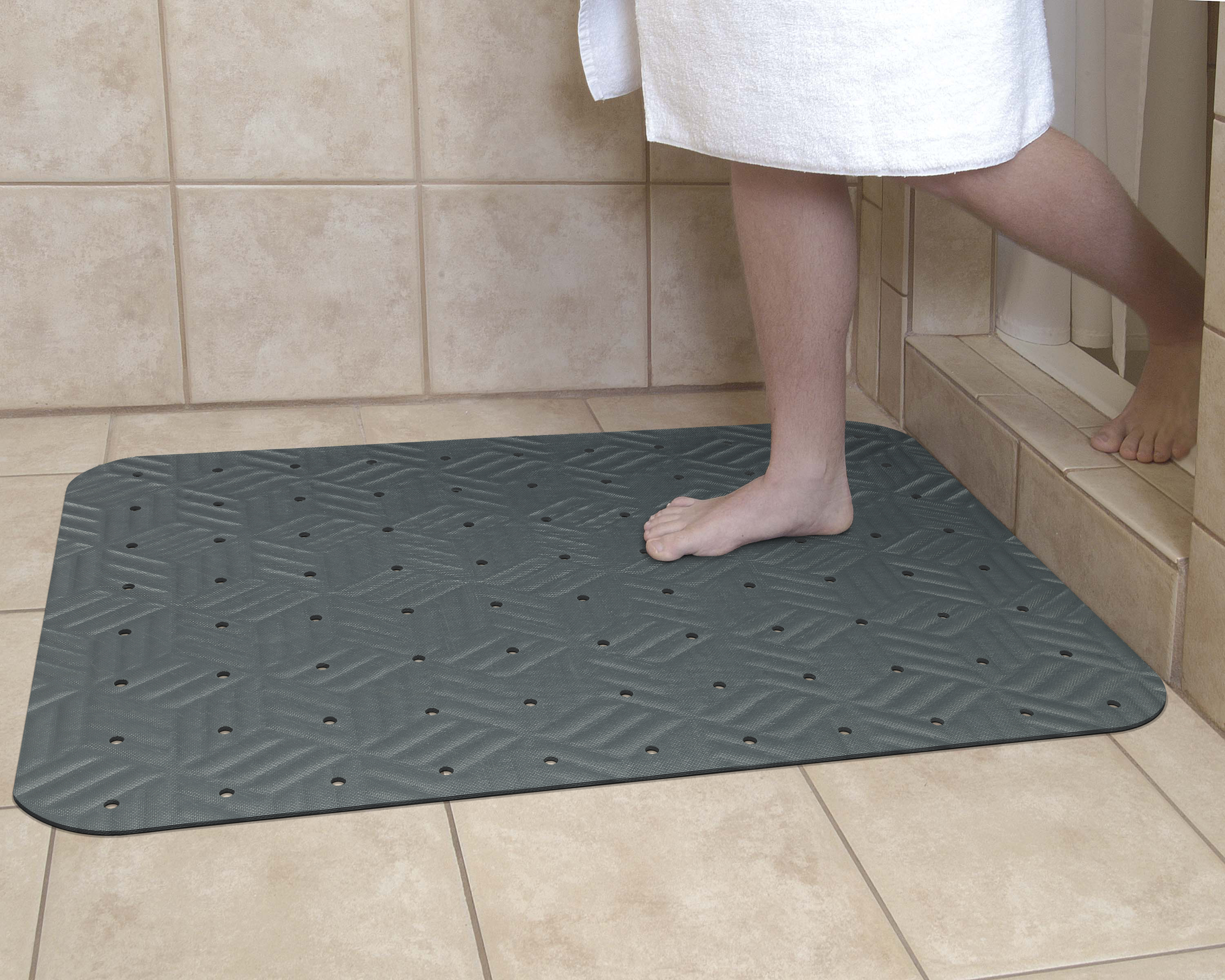 Perforated Rubber Shower Floor Mat