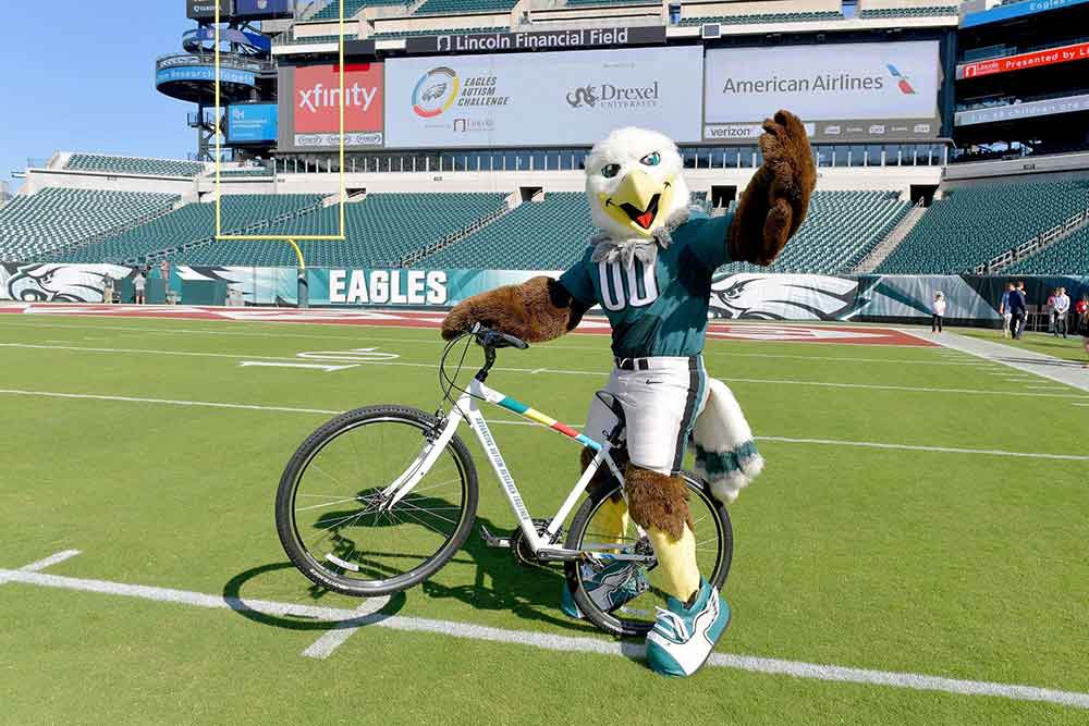 The Philadelphia Eagles Mascot