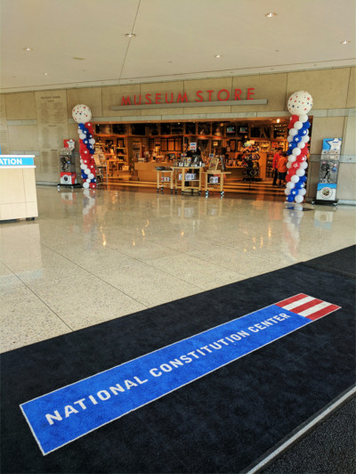 Logo Mat at the National Constitution Center