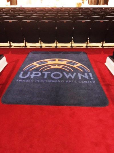 Logo Mats for the Uptown! Knauer Performing Arts Center