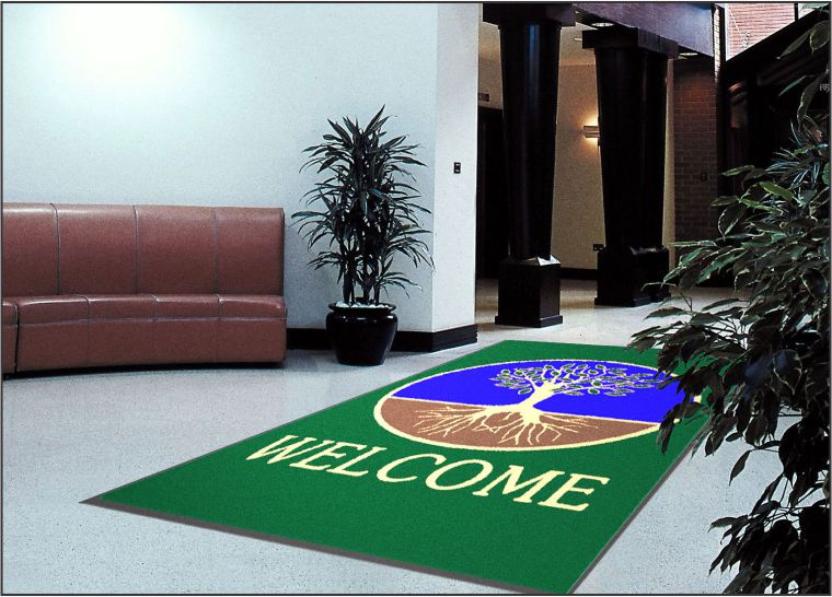 Corporate logo mat