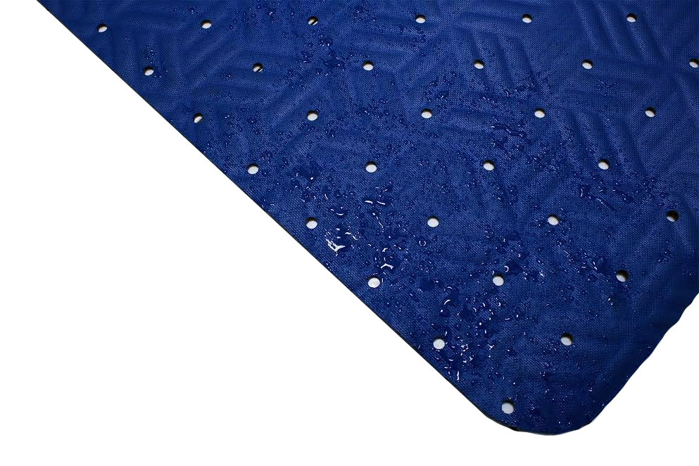 blue wet step mat