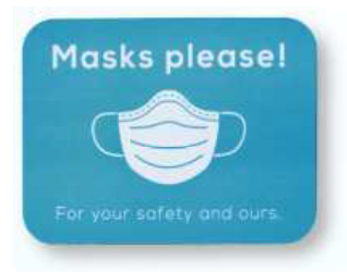 mask safety sign