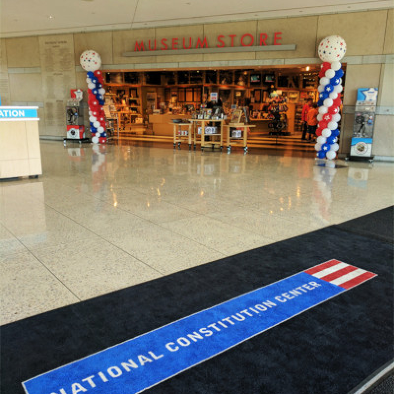 Logo Mat at the National Constitution Center